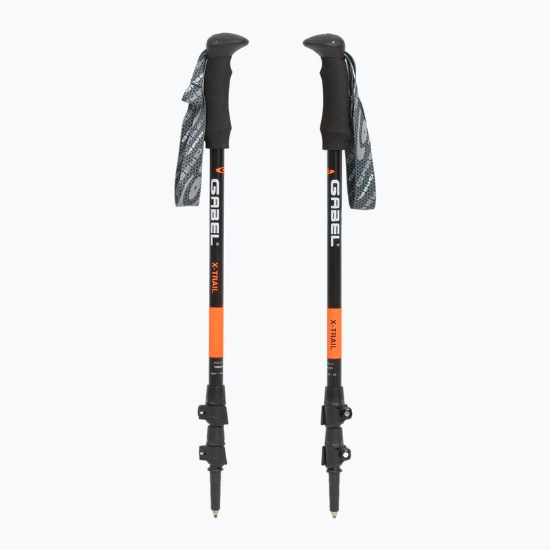 Nordic walking poles GABEL X-Trail orange 5