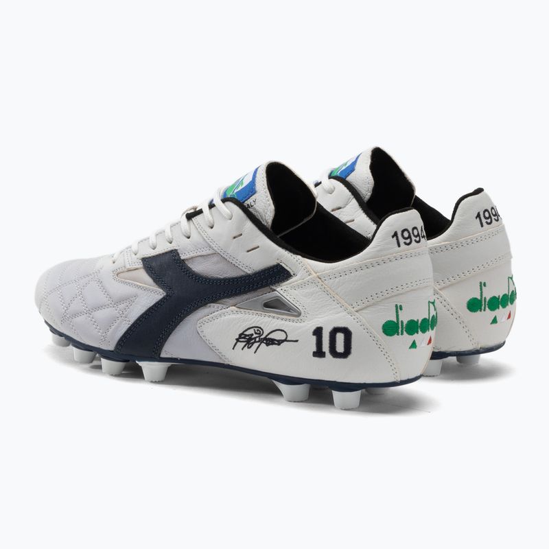 Men's football boots Diadora Match Winner RB Italy OG MDPU white and blue DD-101.172359-C1494 3