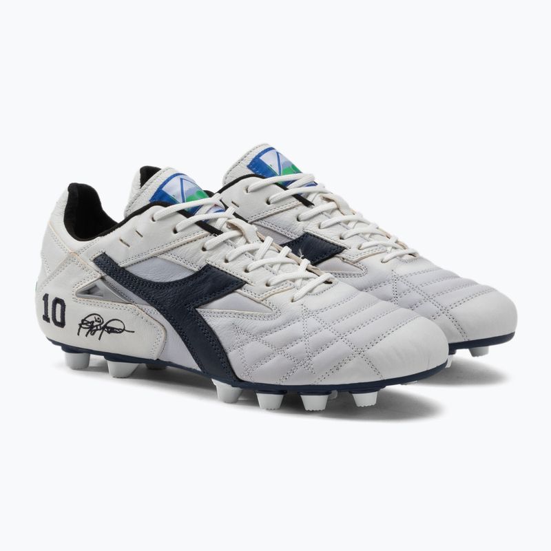 Men's football boots Diadora Match Winner RB Italy OG MDPU white and blue DD-101.172359-C1494 5