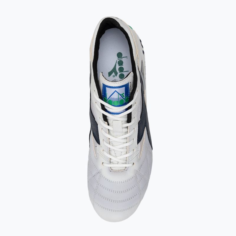 Men's football boots Diadora Match Winner RB Italy OG MDPU white and blue DD-101.172359-C1494 6