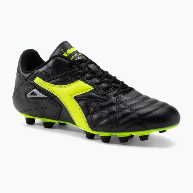 Men's football boots Diadora Match Winner RB Italy LT MDPU black-green DD-101.172363-C0004