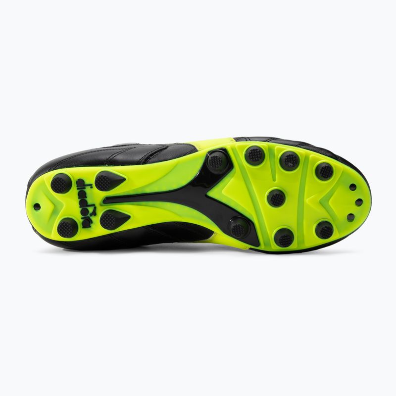 Men's football boots Diadora Match Winner RB Italy LT MDPU black-green DD-101.172363-C0004 4