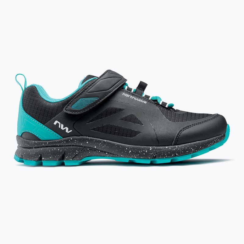 Women's MTB cycling shoes Northwave Escape Evo black/blue 80173009 9