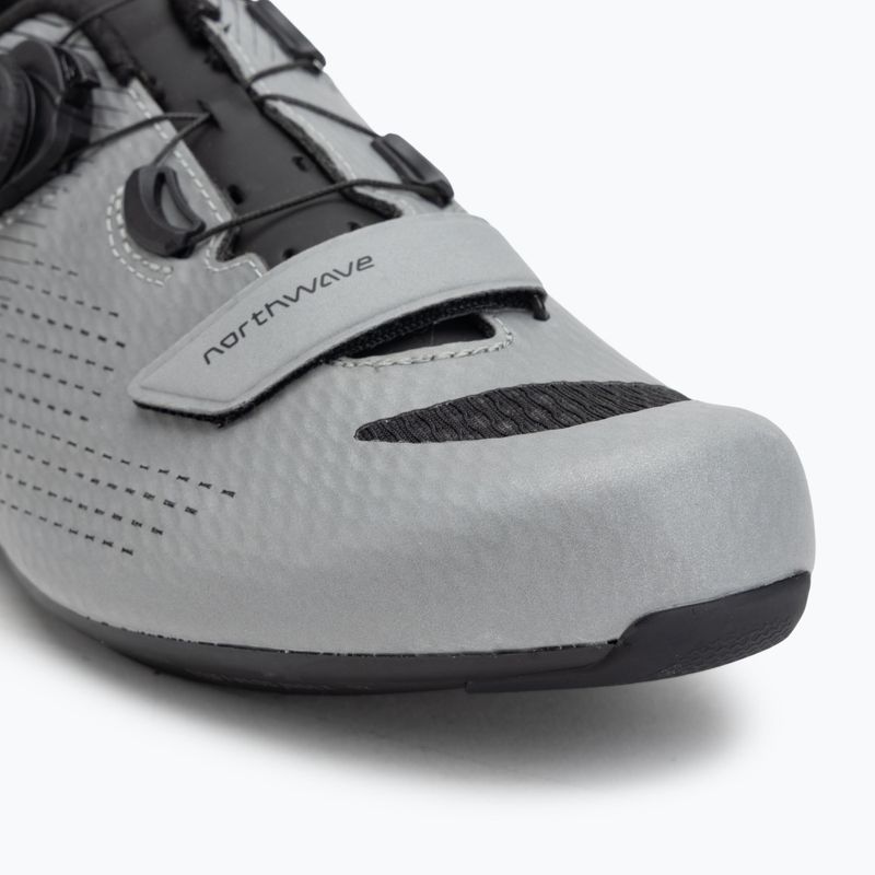 Men's Northwave Storm Carbon 2 silver/reflective road shoe 7