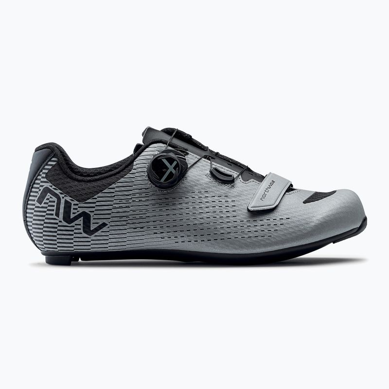 Men's Northwave Storm Carbon 2 silver/reflective road shoe