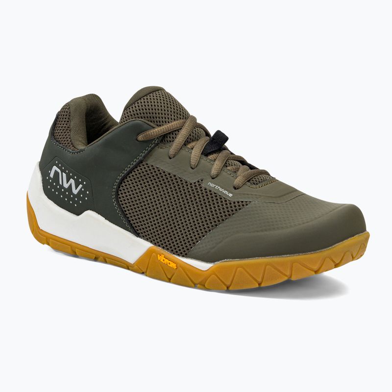 Northwave men's platform cycling shoes Multicross green 80223014
