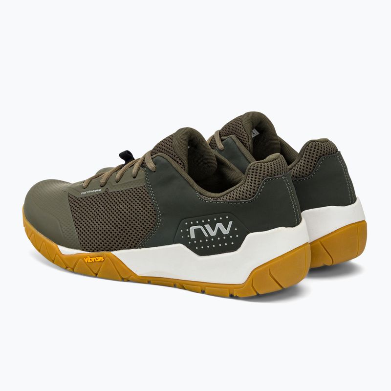 Northwave men's platform cycling shoes Multicross green 80223014 3