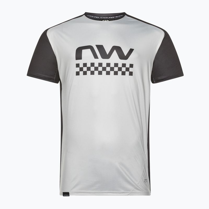 Northwave Edge SS 91 men's cycling jersey black and white 89201302