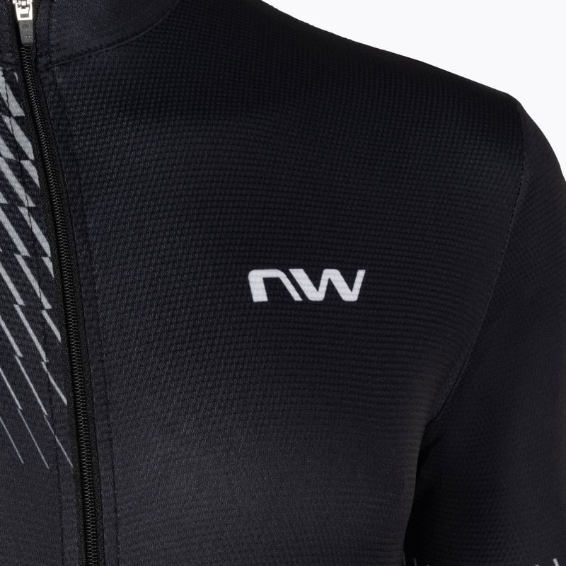 Northwave Origin 07 men's cycling jersey black/grey 89221017 3