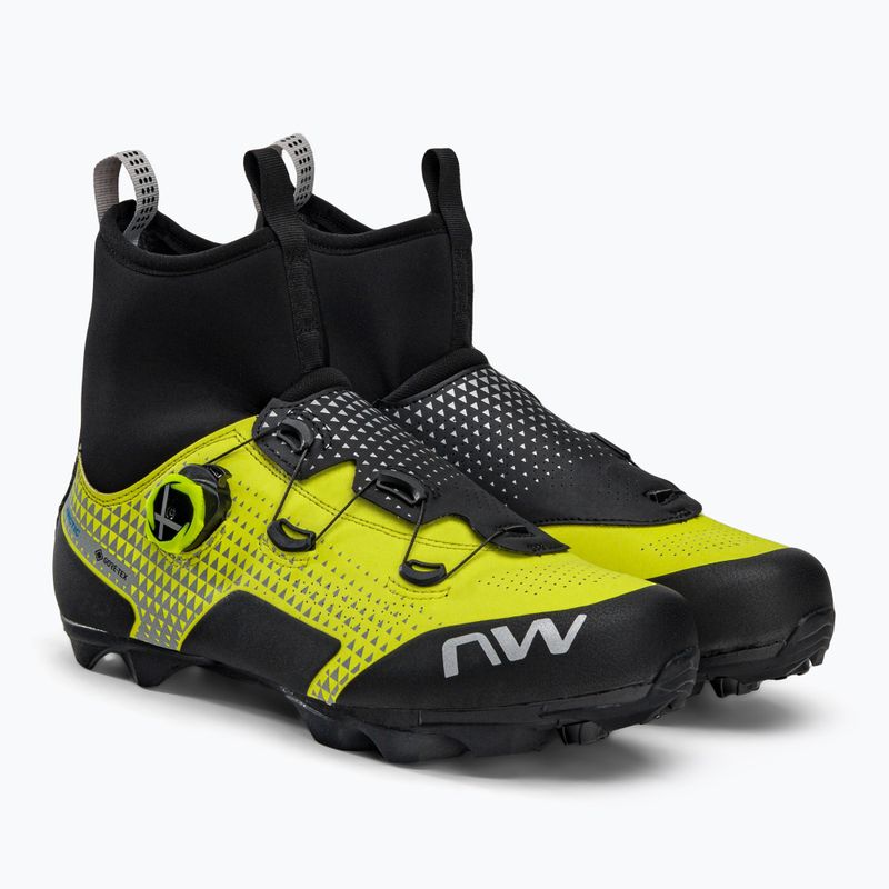 Men's MTB cycling shoes Northwave CeLSius XC ARC. GTX yellow 80204037 4