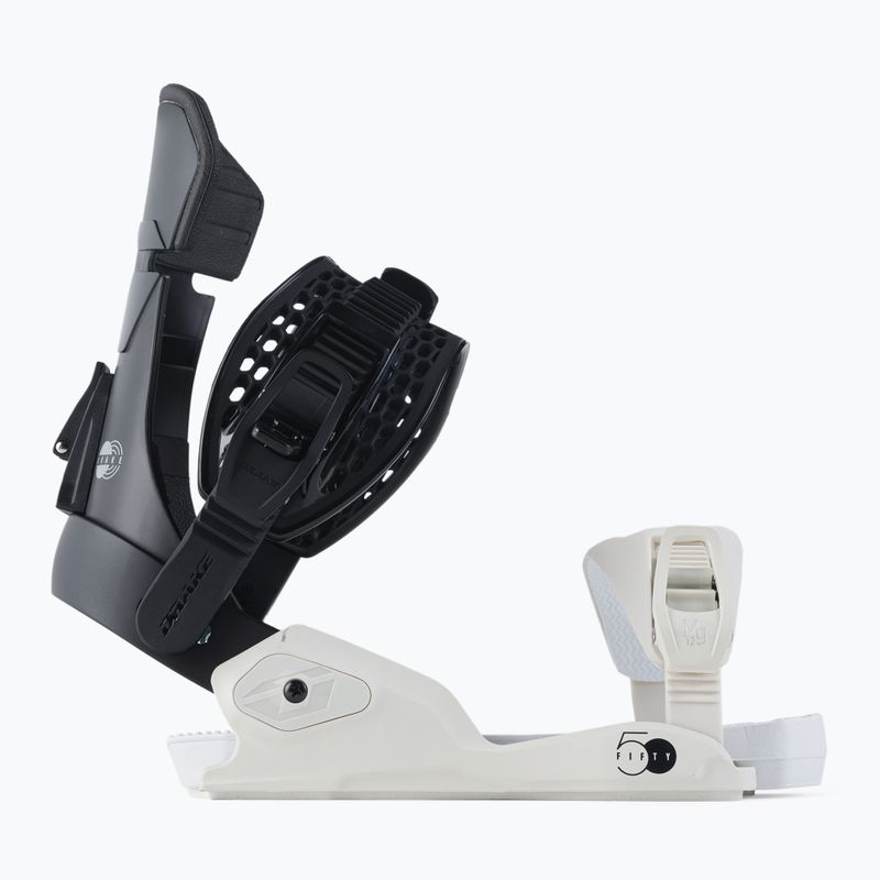 Men's Drake Fifty snowboard bindings black and white 71221005-11 2