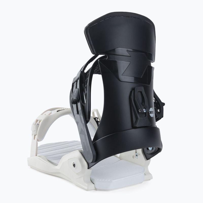 Men's Drake Fifty snowboard bindings black and white 71221005-11 3