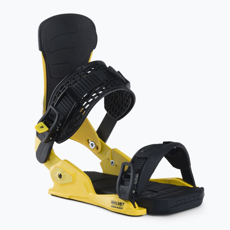 Men's Drake Fifty yellow snowboard bindings 71221006-45