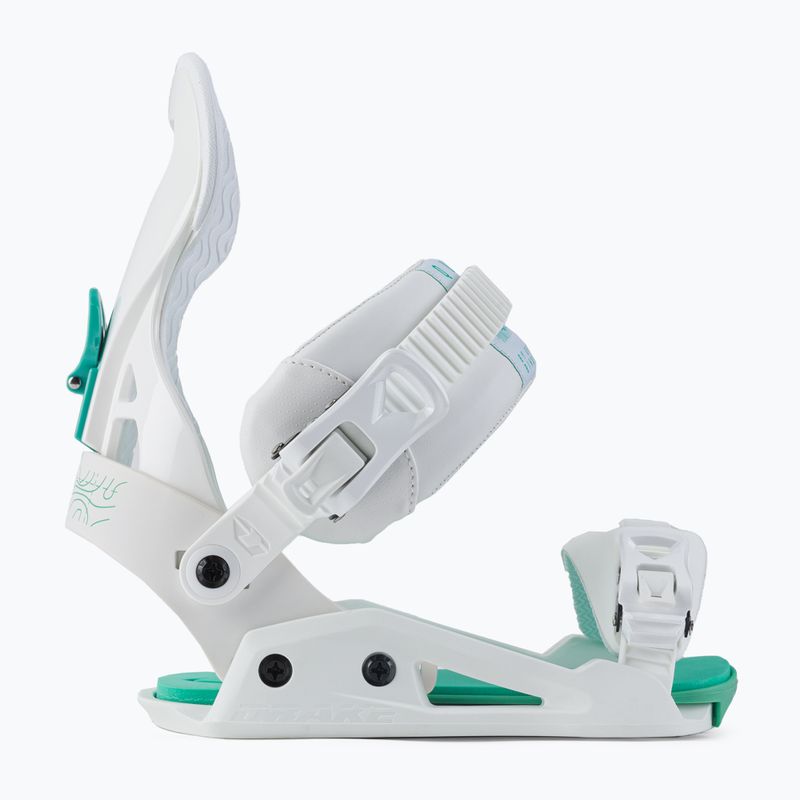 Women's Drake Queen snowboard bindings white 71221009-50 2
