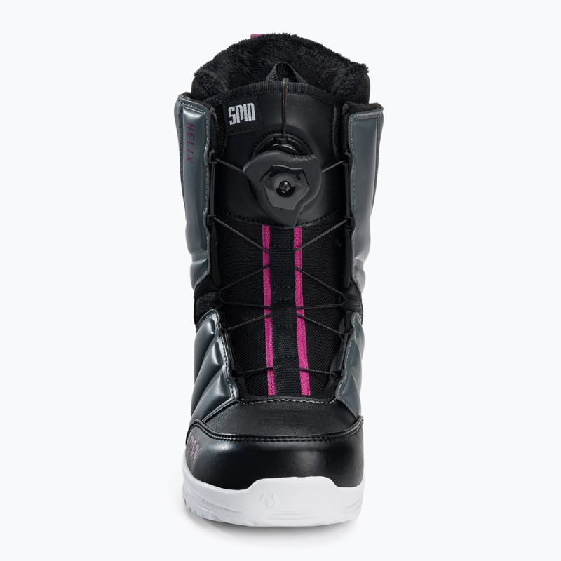 Women's snowboard boots Northwave Helix Spin black-grey 70221401 3