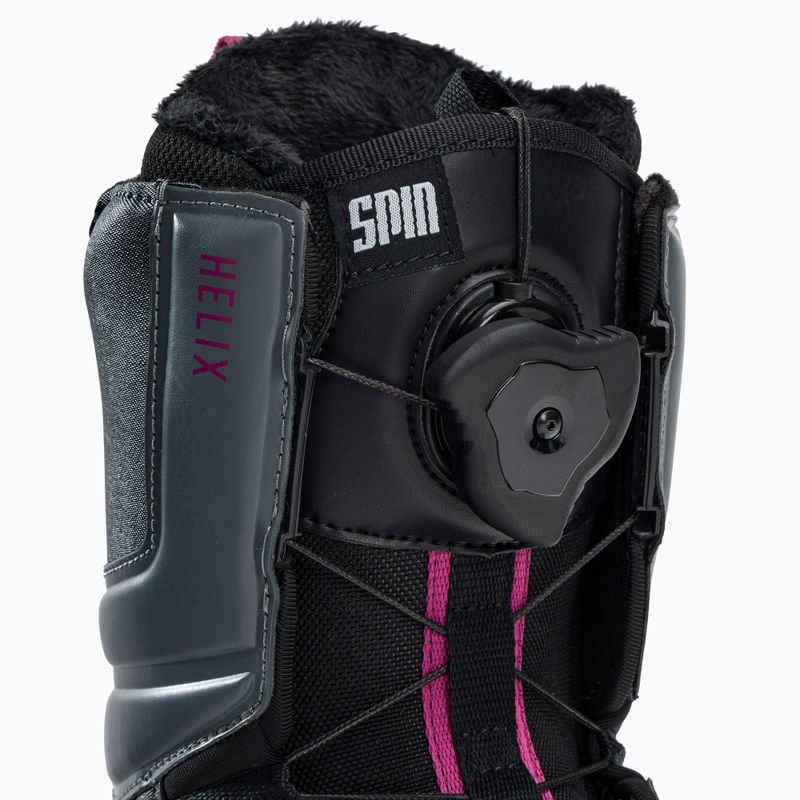 Women's snowboard boots Northwave Helix Spin black-grey 70221401 6
