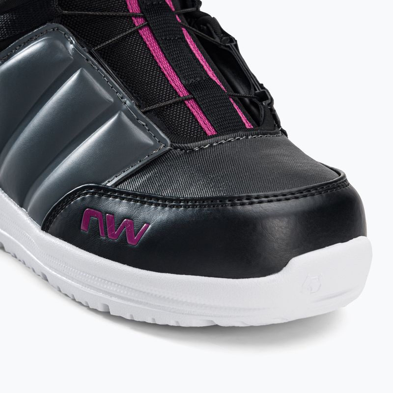 Women's snowboard boots Northwave Helix Spin black-grey 70221401 7
