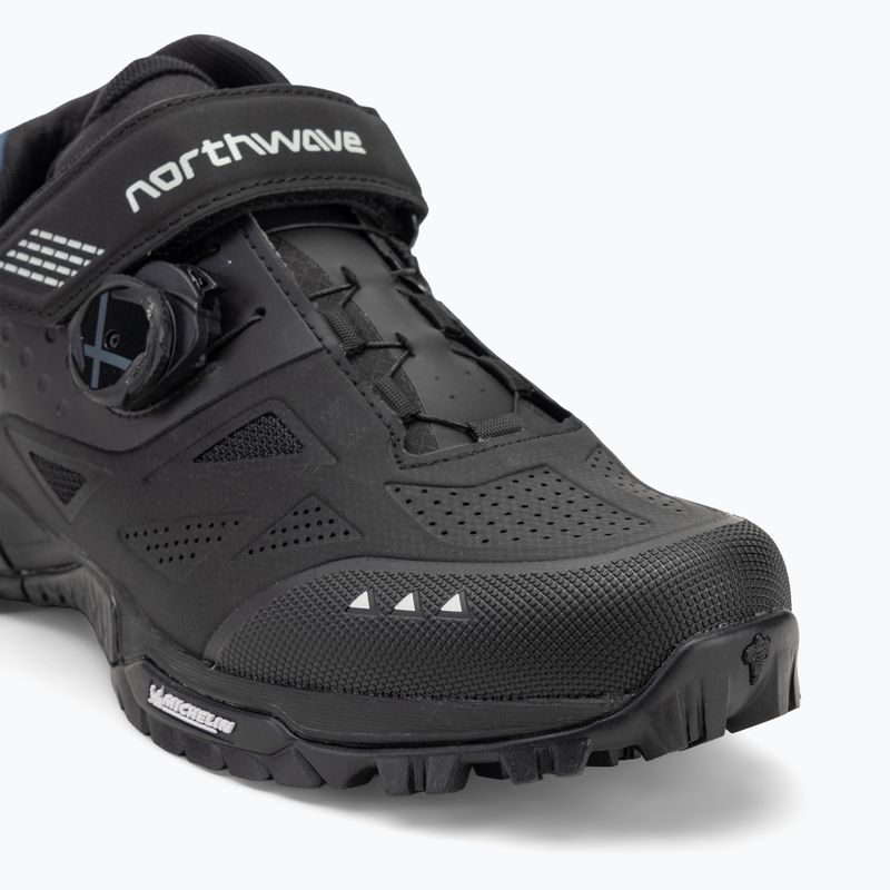 Men's MTB cycling shoes Northwave Enduro Mid 2 black/deep blue 7
