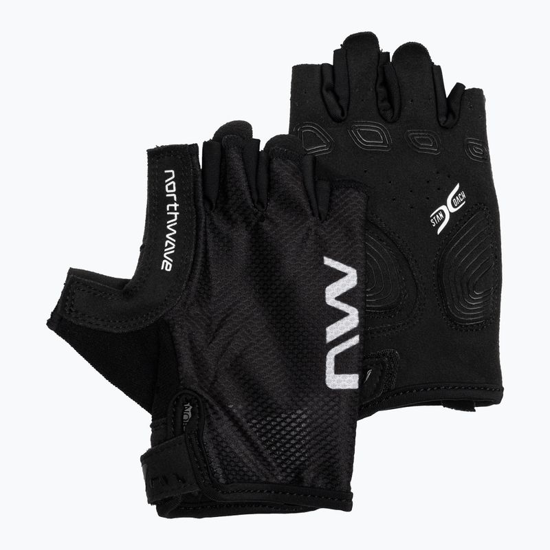 Men's Northwave Active Short Finger cycling gloves black