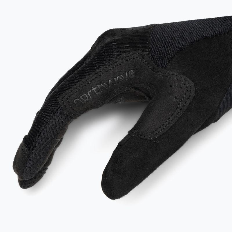 Men's Northwave Spider Full Finger cycling gloves black 4