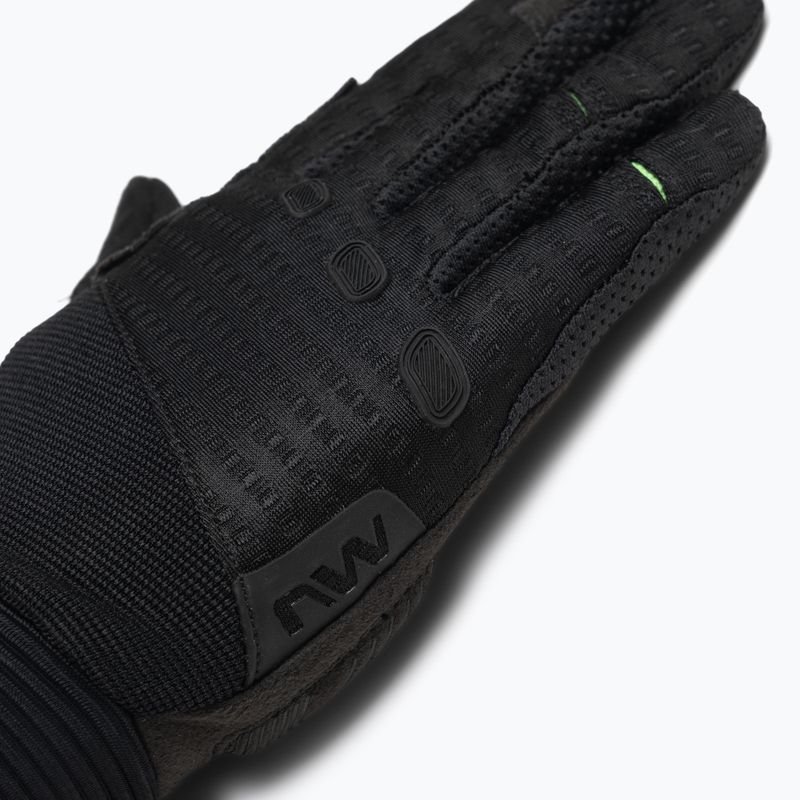 Men's Northwave Spider Full Finger cycling gloves black 6