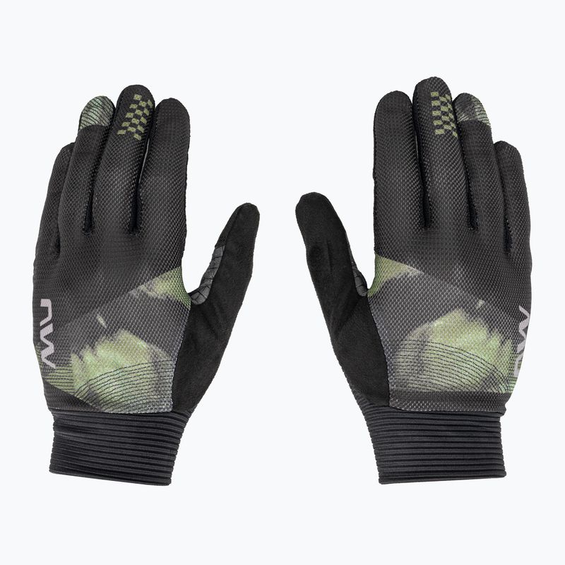 Women's cycling gloves Northwave Air LF black-green C89202330 3