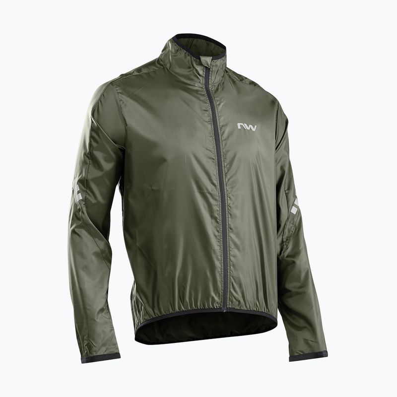 Northwave Vortex 2 forest green men's cycling jacket 4