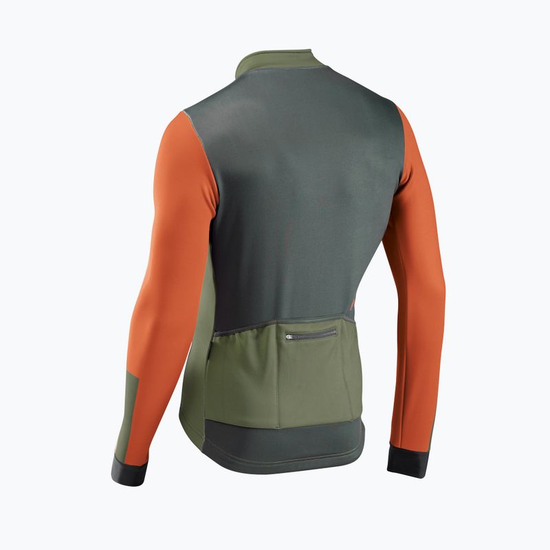 Northwave Blade 2 forest green / cinnamon men's cycling jacket 2