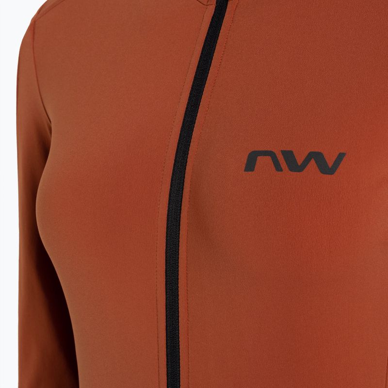Women's cycling sweatshirt Northwave Fahrenheit Jersey cinnamon 3