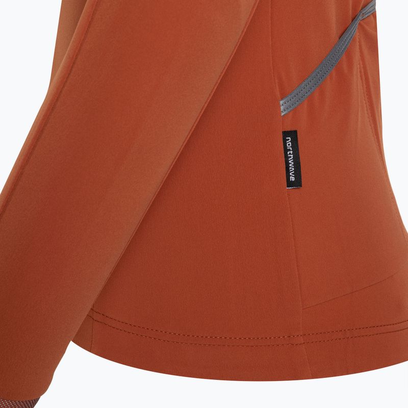 Women's cycling sweatshirt Northwave Fahrenheit Jersey cinnamon 4