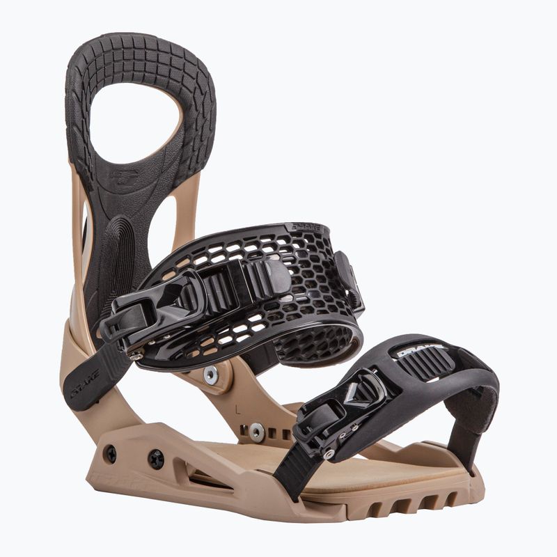 Men's Drake King sand/black snowboard bindings