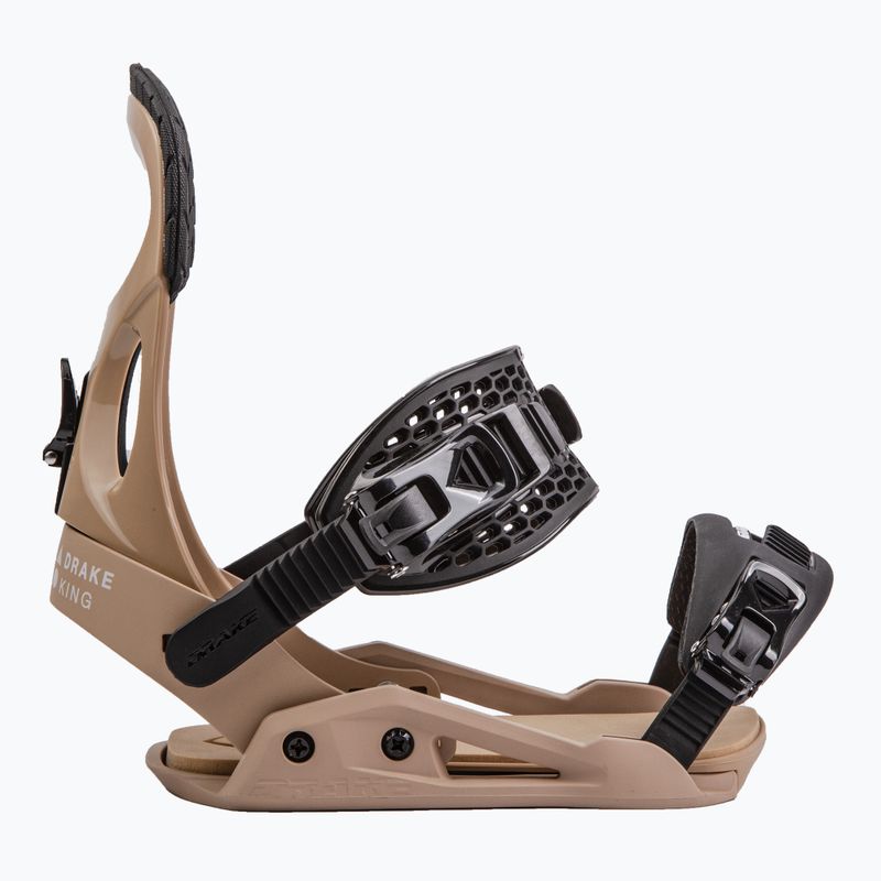 Men's Drake King sand/black snowboard bindings 2