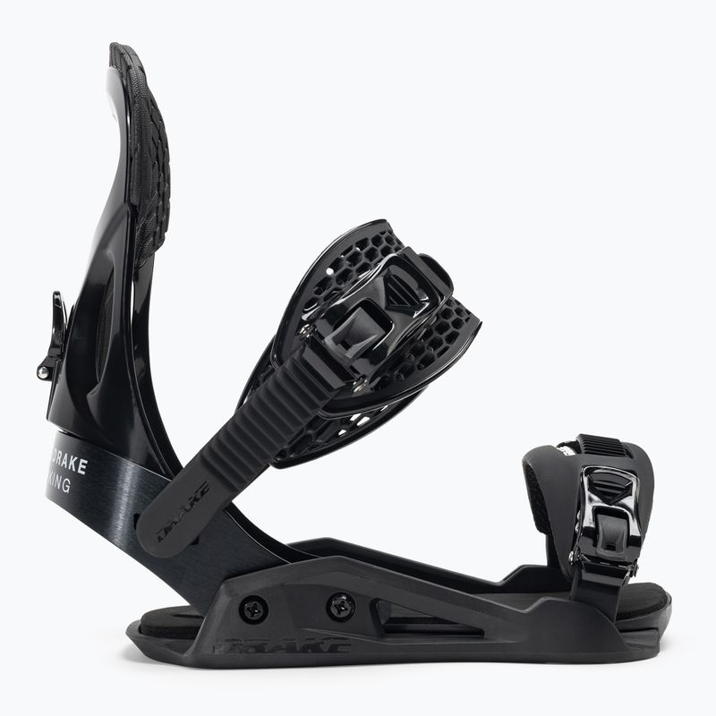 Men's Drake King black snowboard bindings 2