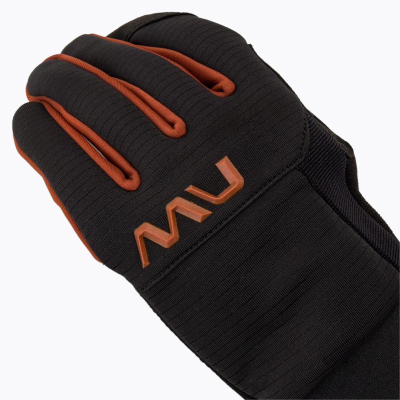 Northwave Fast Gel men's cycling gloves black / cinnamon 4