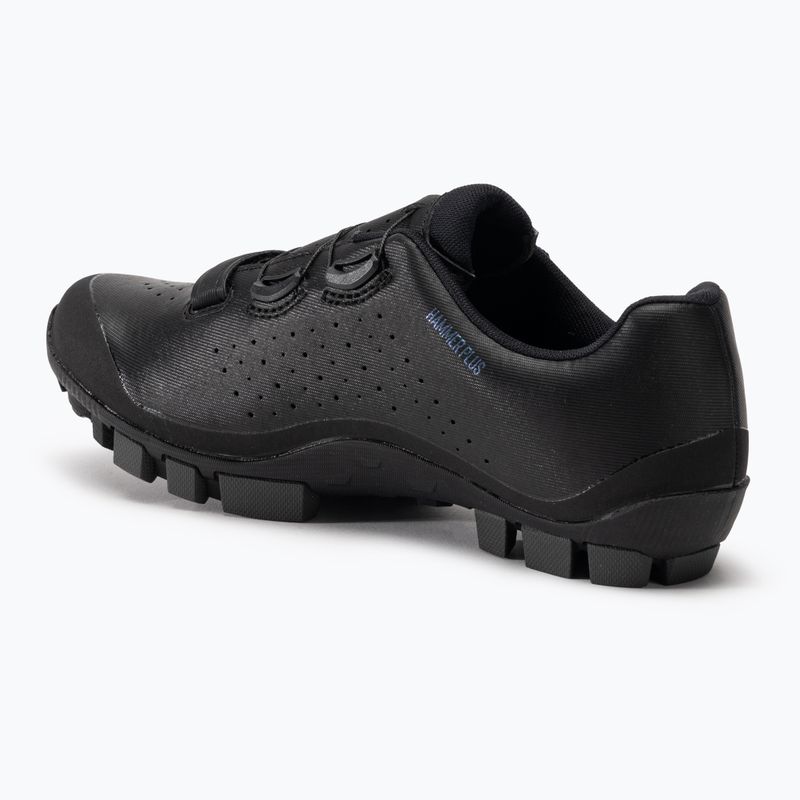 Women's MTB cycling shoes Northwave Hammer Plus black/iridescent 3