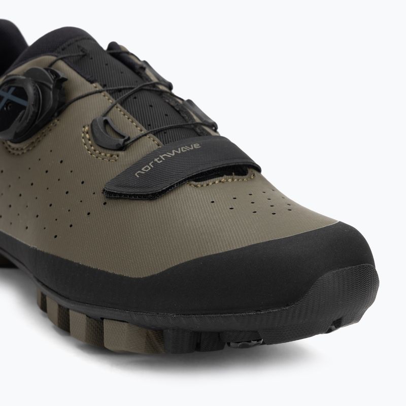 Men's MTB cycling shoes Northwave Hammer Plus green forest/black 7