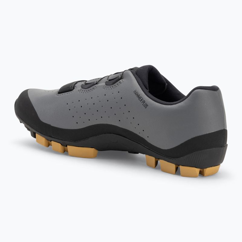 Men's MTB cycling shoes Northwave Hammer Plus dark grey/honey 3