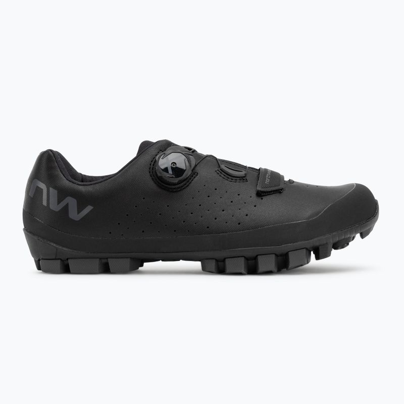 Men's MTB cycling shoes Northwave Hammer Plus Wide black/dark grey 2