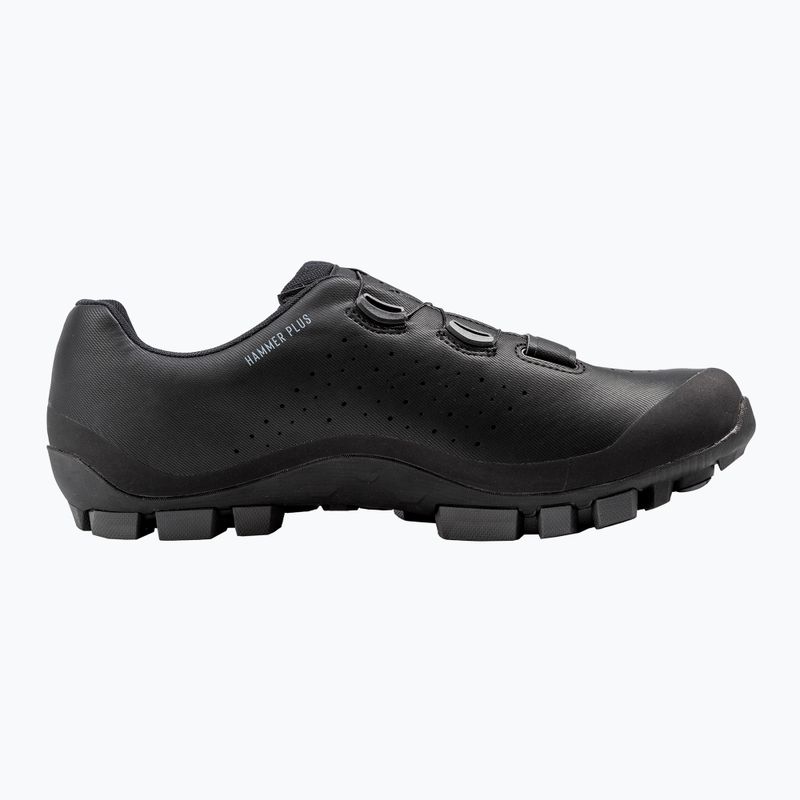 Men's MTB cycling shoes Northwave Hammer Plus Wide black/dark grey 2