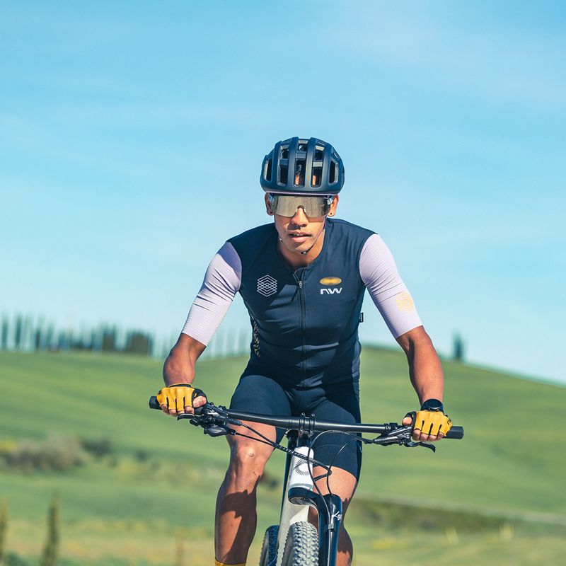 Men's Northwave Extreme Evo black/lilac cycling jersey 4
