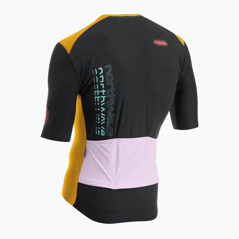 Men's Northwave Extreme Evo ochre/black cycling jersey 2