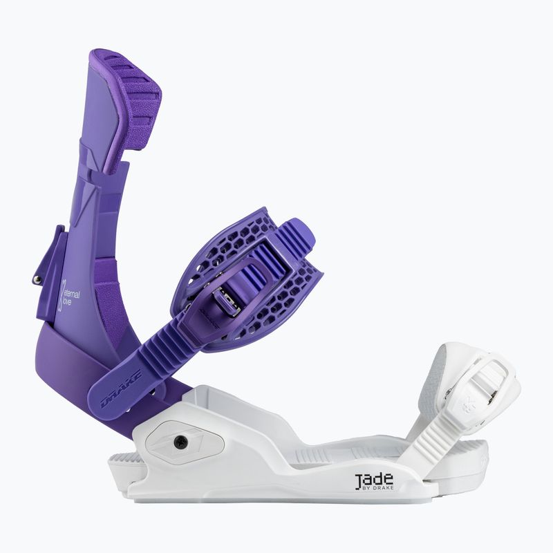 Women's snowboard bindings Drake Jade purple/white 2