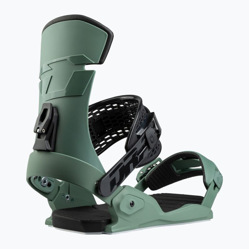 Men's Drake Fifty green forest snowboard bindings 3