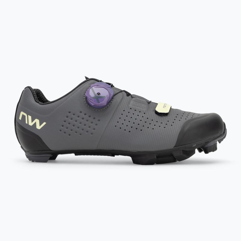 Women's MTB cycling shoes Northwave Razer dark grey/dark purple 2