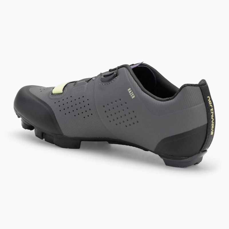 Women's MTB cycling shoes Northwave Razer dark grey/dark purple 3
