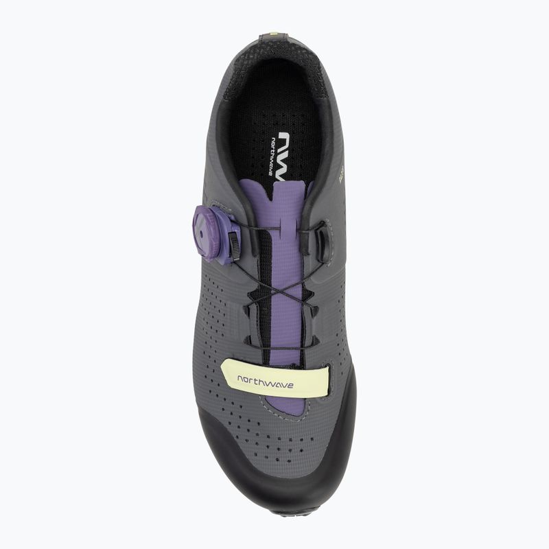 Women's MTB cycling shoes Northwave Razer dark grey/dark purple 5