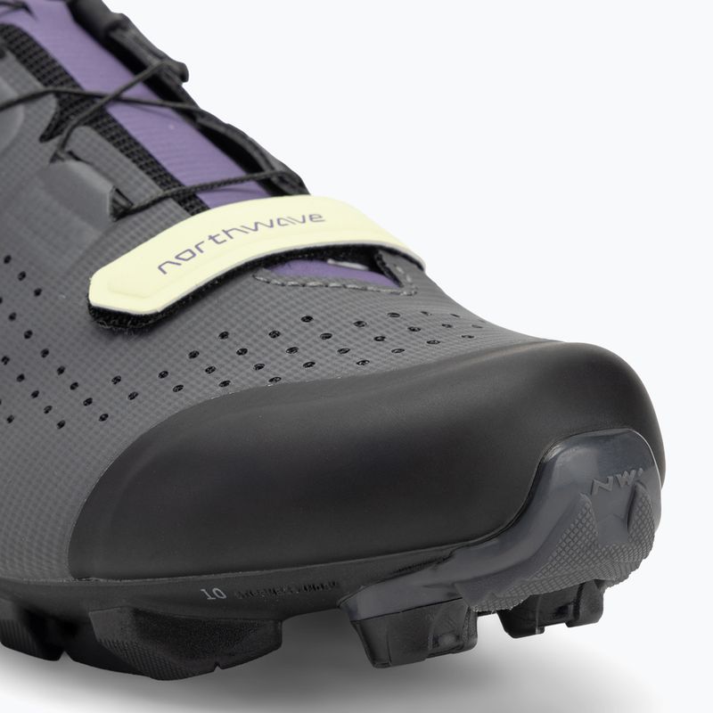 Women's MTB cycling shoes Northwave Razer dark grey/dark purple 7
