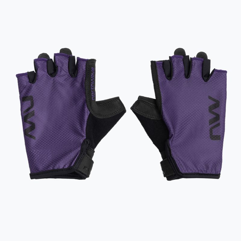 Women's cycling gloves Northwave Active Short Finger dark purple 2