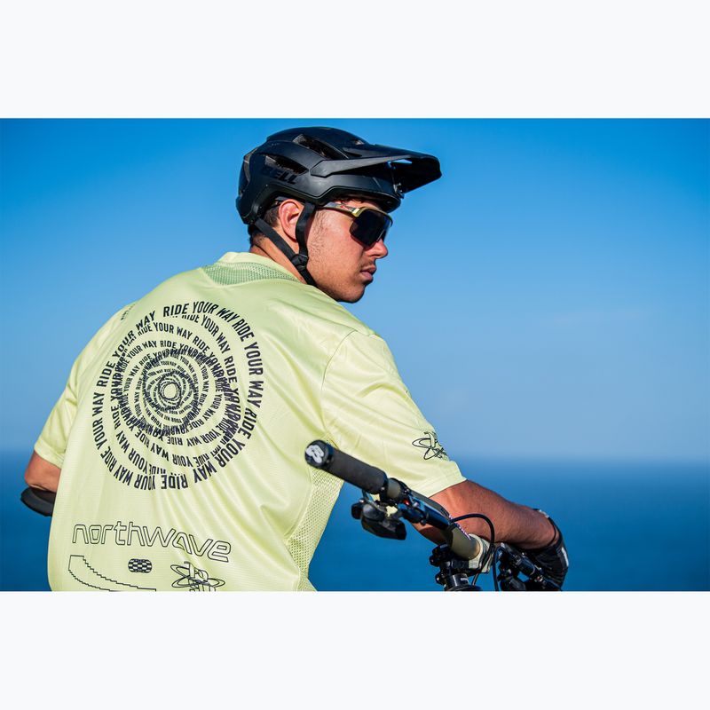 Northwave Edge 2 cool matcha/black men's cycling jersey 4