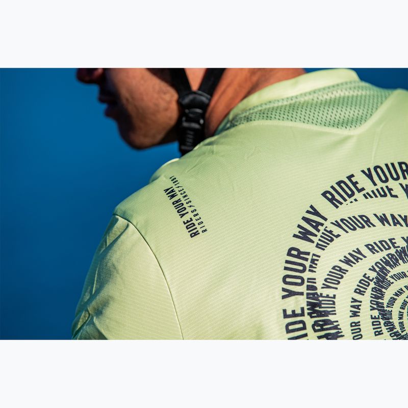 Northwave Edge 2 cool matcha/black men's cycling jersey 8